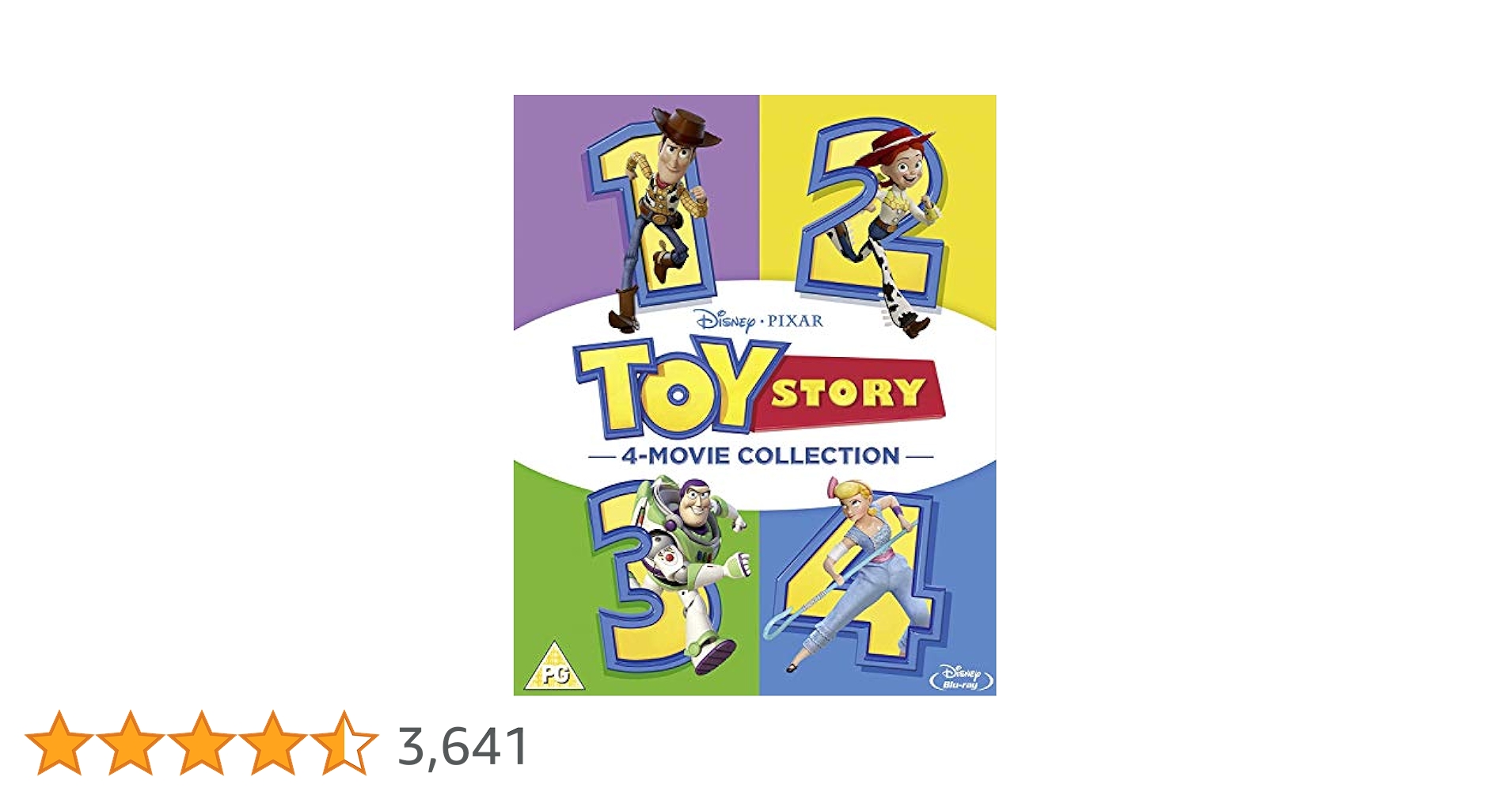 Amazon.co.jp: トイ・ストーリー Toy Story 1-4 Box set [Blu
